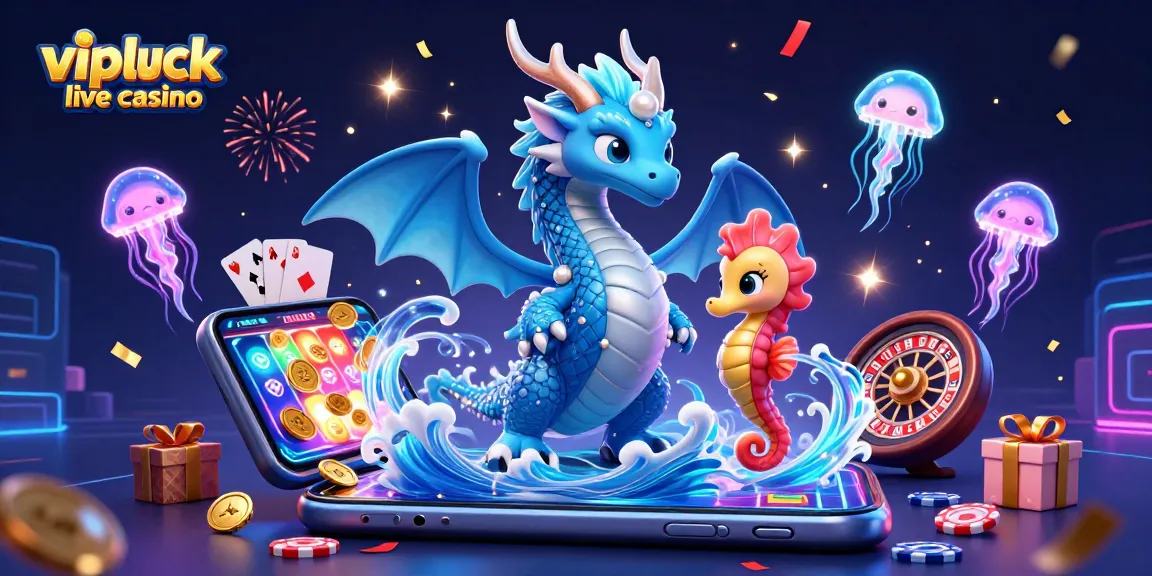 Erleben Sie das vipluck live casino mit echten Croupiers und aufregenden Spielen in einer dynamischen 3D-Illustration.